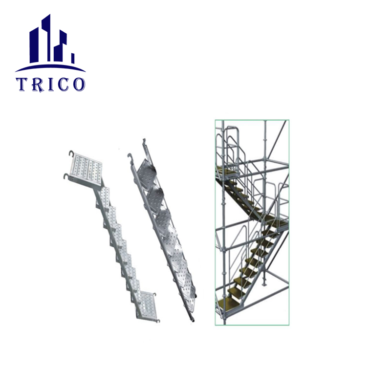 Construction Scaffolding System Galvanized Steel Ladder