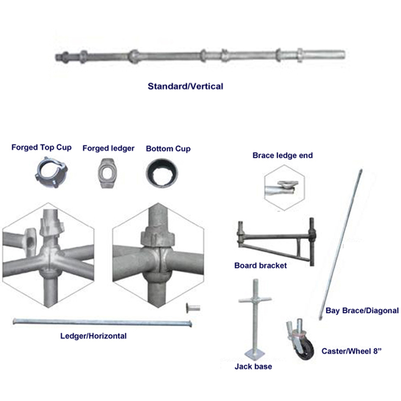 scaffolding forged cuplock top cup