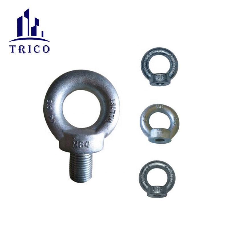 Zinc Plated Drop Forged DIN580 Eye Screw Bolts for Fastener