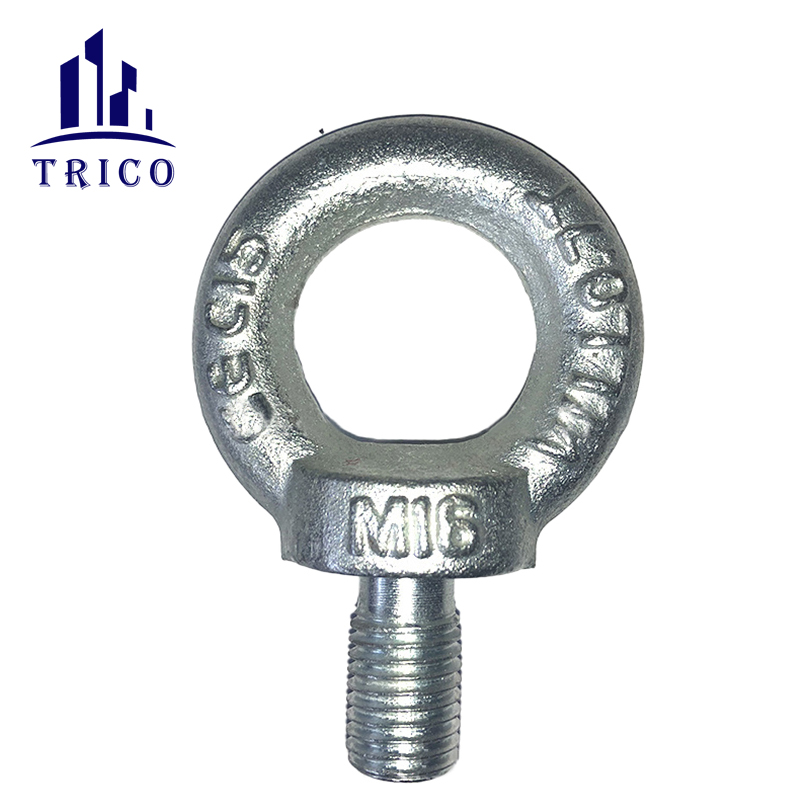 Zinc Plated Drop Forged DIN580 Eye Screw Bolts for Fastener