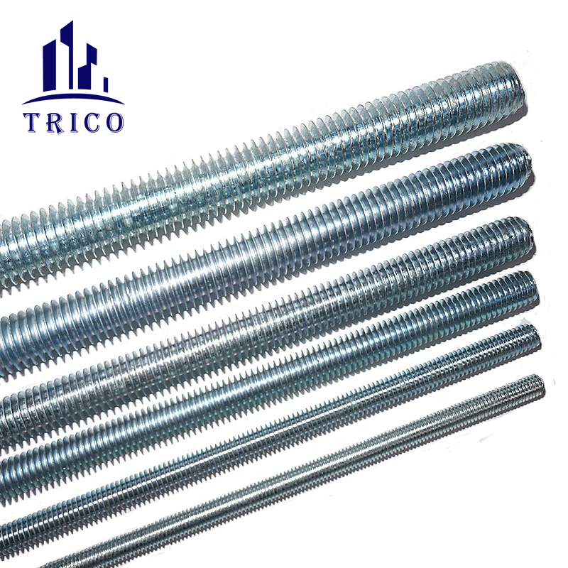 wall reinforcement Galvanized thread bar thread rod M12/M16/M20