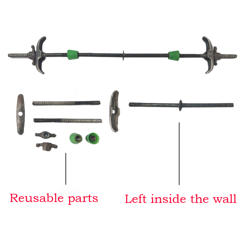 Build Concrete Formwork Screw Thread Water Stop Tie Rod