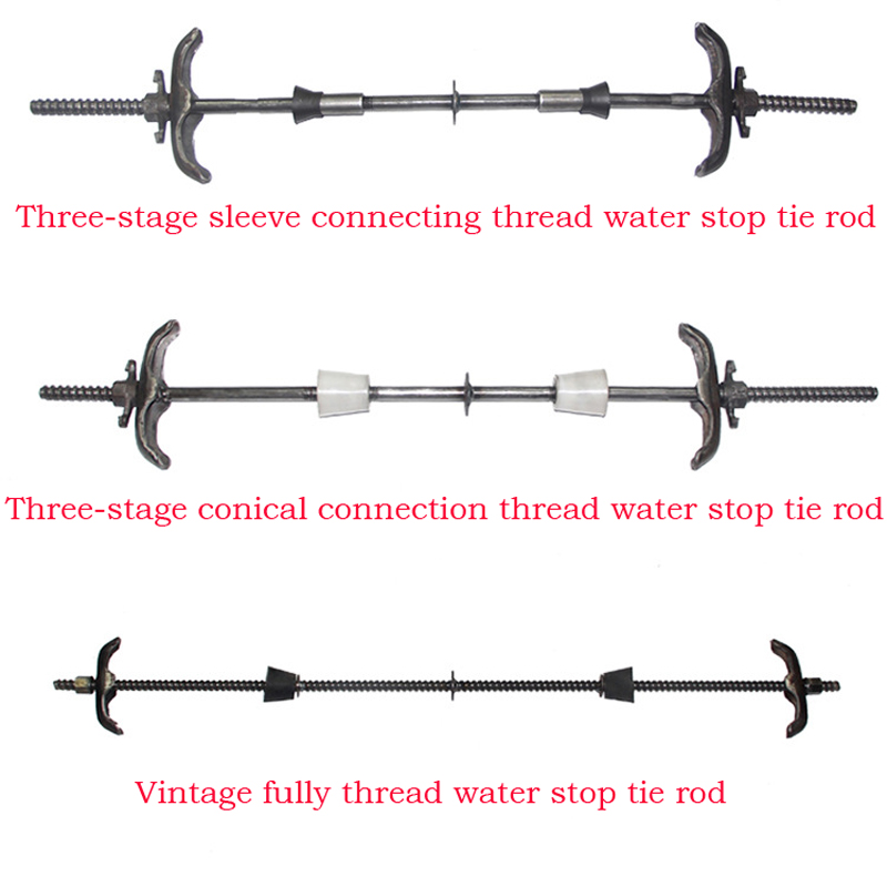 Build Concrete Formwork Screw Thread Water Stop Tie Rod