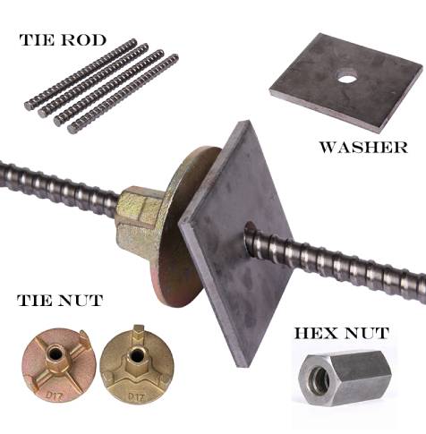 Formwork Tie Rod System/ Concrete Forming Accessories