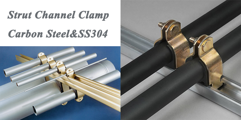 Stainless Steel Carbon Steel Heavy Duty Industrial P Type Strut Channel Clamp