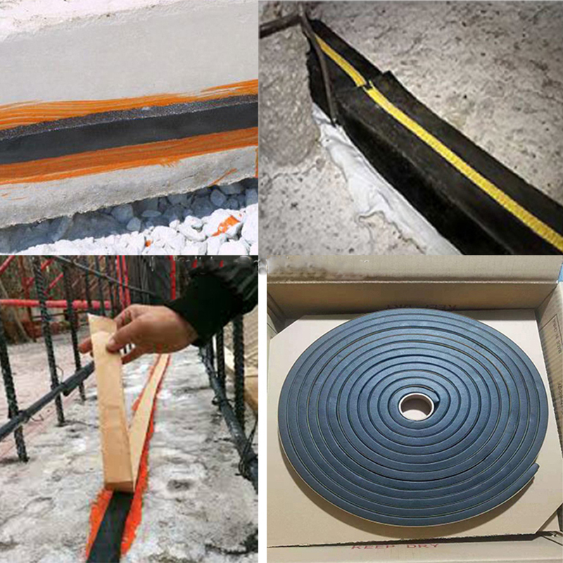 300% Expansion Hydrophilic Swellable Rubber Waterstop Bentonite For Concrete Joints