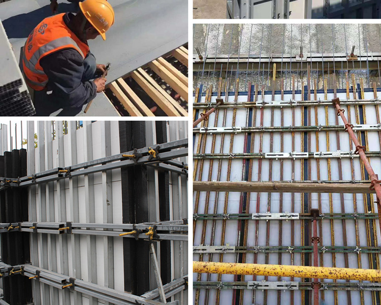 New Design Hollow Plastic Formwork Board to Replace Traditional Wall Concrete Formwork Frames