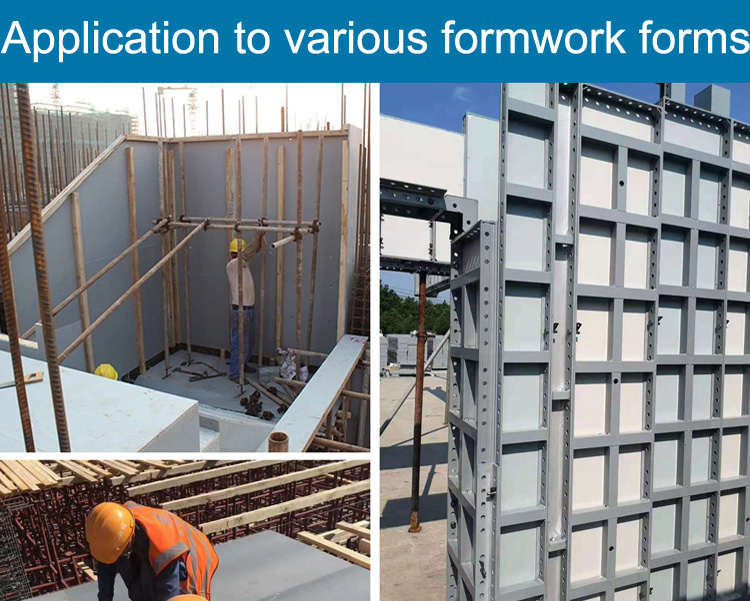 New Design Hollow Plastic Formwork Board to Replace Traditional Wall Concrete Formwork Frames