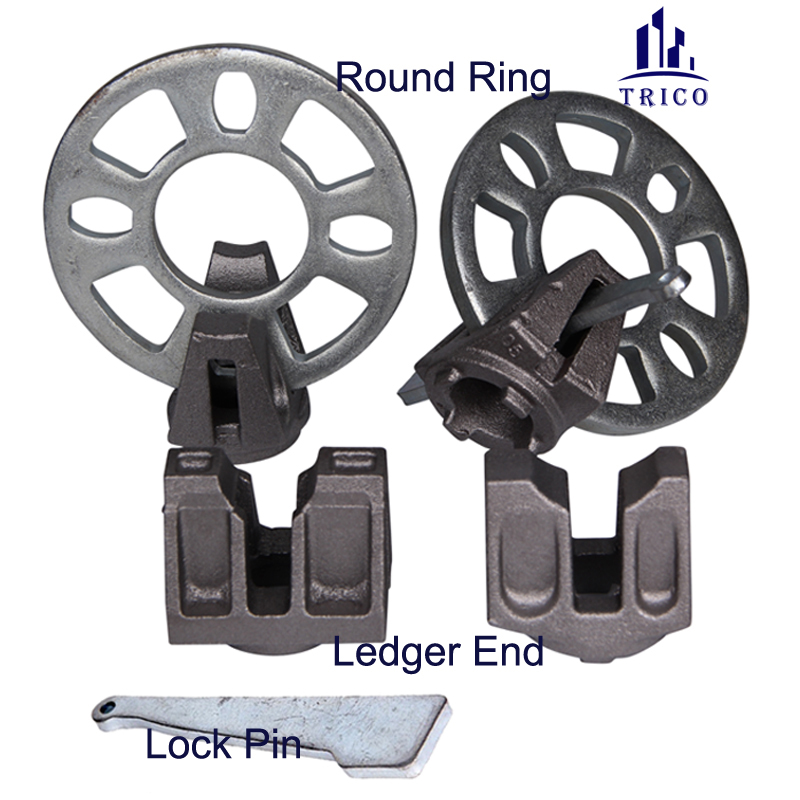 Construction Material Ringlock Scaffolding Accessories Ledger End