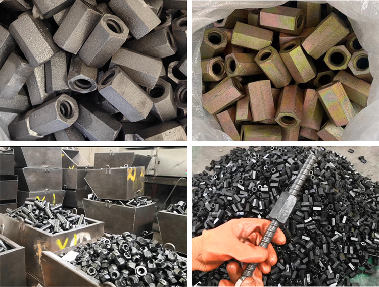 Formwork Accessories Cast Iron Hex Nut Connection Nut for Steel Tie Rod