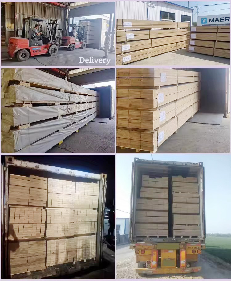 Laminated Veneer Lumber (LVL) OSHA Scaffolding Plank For Construction