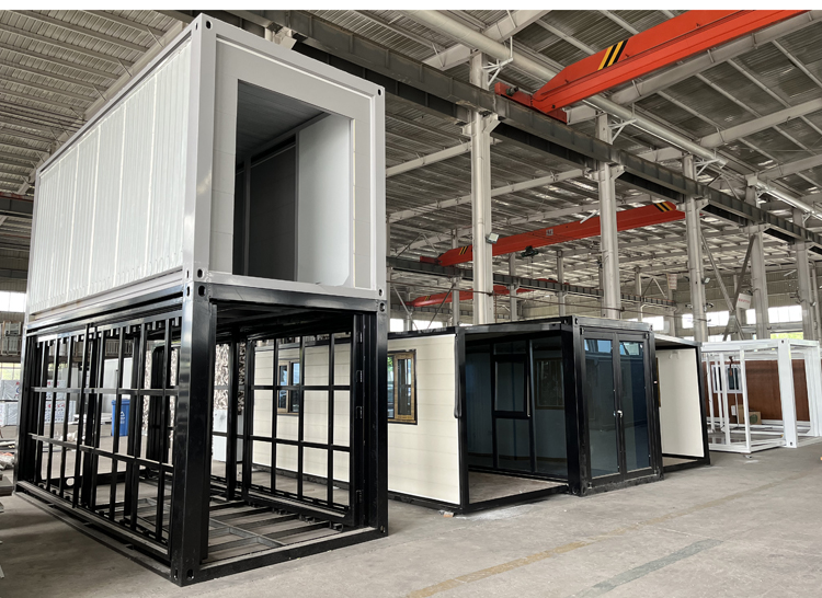 20ft 40ft 2 3 4 5 Bedroom Prefab Folding Movable Container Homes Expandable Container House For Sale