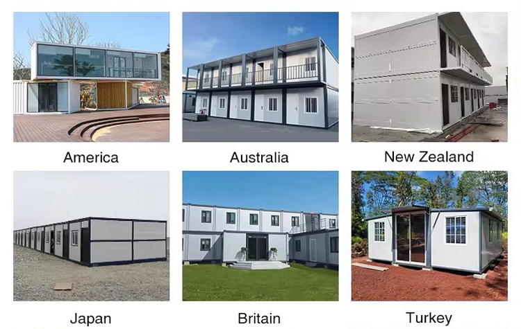 20ft 40ft 2 3 4 5 Bedroom Prefab Folding Movable Container Homes Expandable Container House For Sale