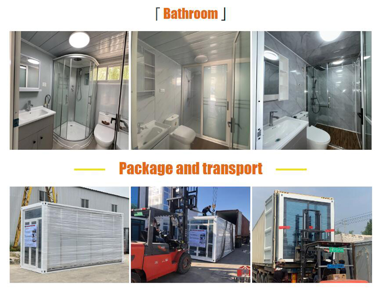 20ft 40ft 2 3 4 5 Bedroom Prefab Folding Movable Container Homes Expandable Container House For Sale