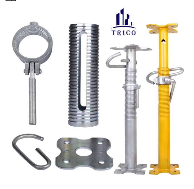 Galvanized Shutting Props Adjusable Steel Props Scaffolding Shoring Steel Support props