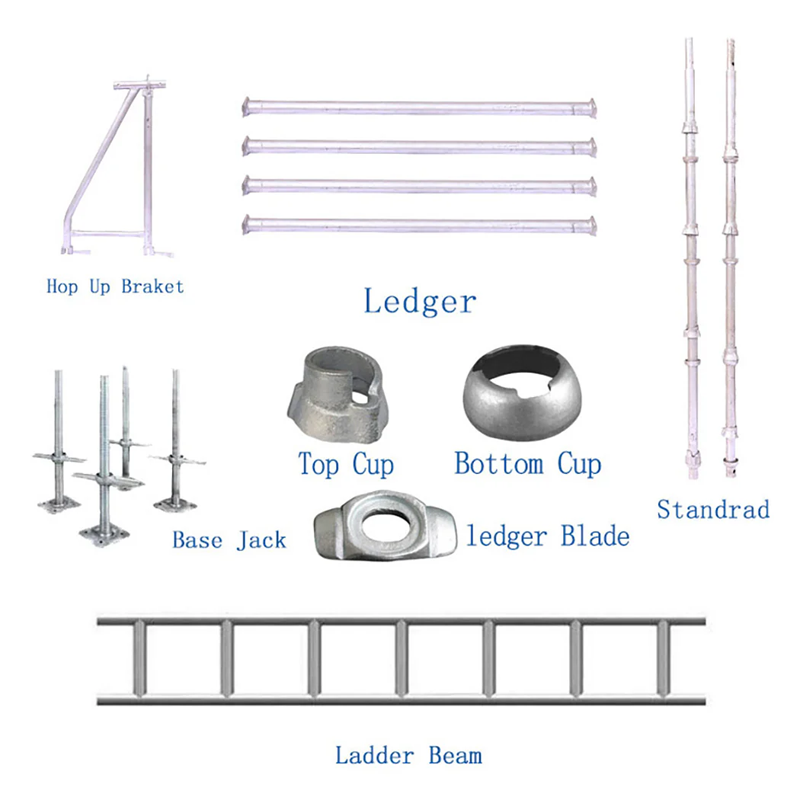 Scaffolding Forged Ledger Blade Top Cuplock  and Bottom Cuplock