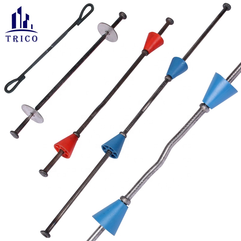 Snap Tie and Wedges in Concrete Plywood Forming System