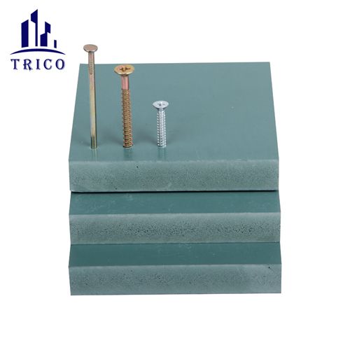 4'x8' PVC Formwork Panels PVC Solid Plastic Formwork Board for Concrete Construction