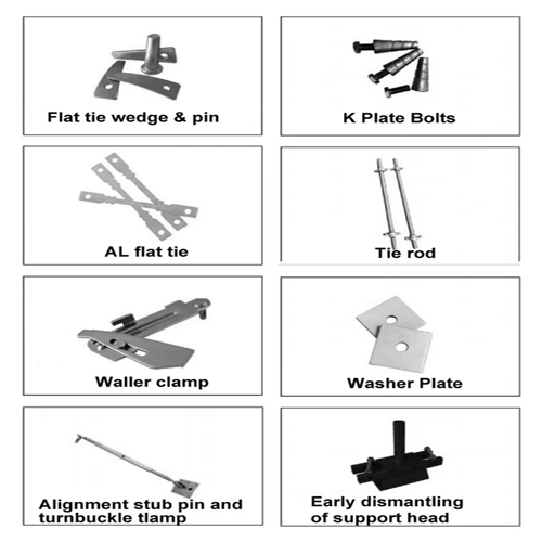 Concrete Wall Formwork Reuse 300 Times Alloy Steel Formwork