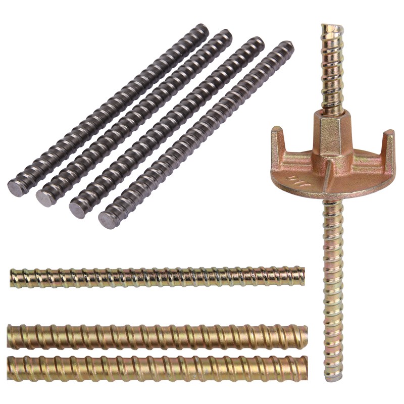 Formwork Accessories 180KN Formwork Steel Tie Rod Wing Nut For Concrete Construction