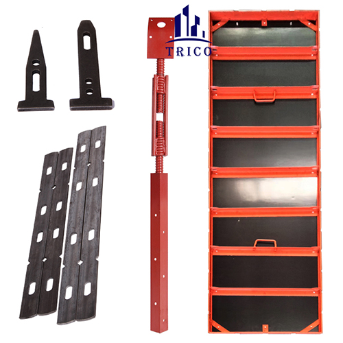 The Steel-Ply Formwork Which is Fasten by X-Flat Tie and Wedges The Steel-Ply Formwork Which is Fasten by X-Flat Tie and Wedges