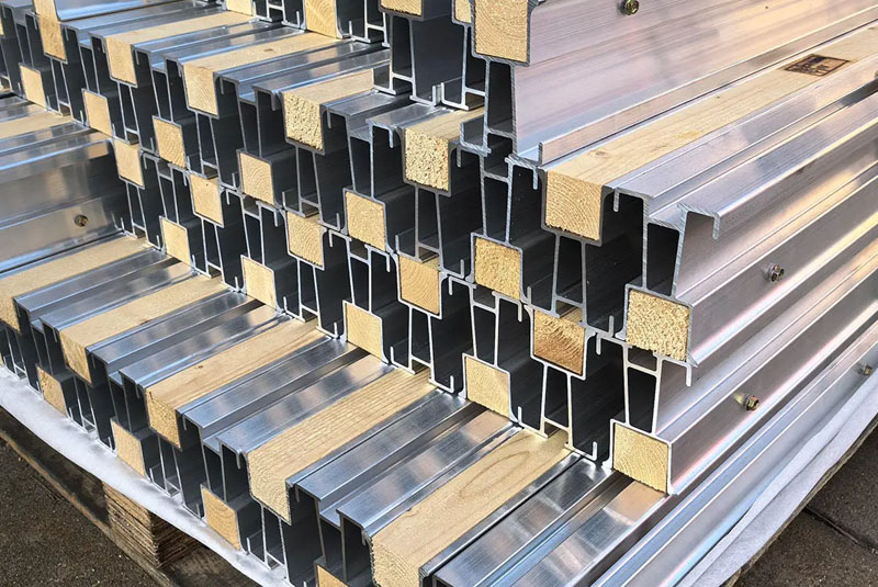 Aluminum I-Beams H-Beam designed to support concrete formwork
