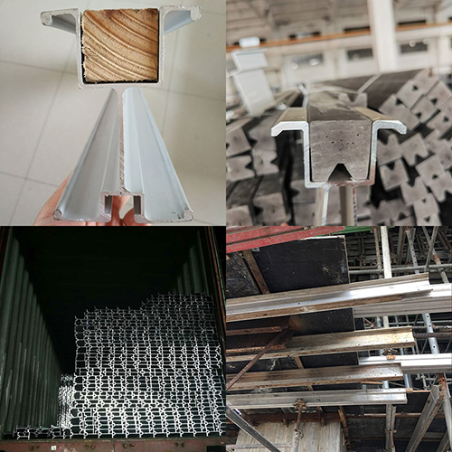 Aluminum I-Beams H-Beam designed to support concrete formwork Aluminum I-Beams H-Beam designed to support concrete formwork