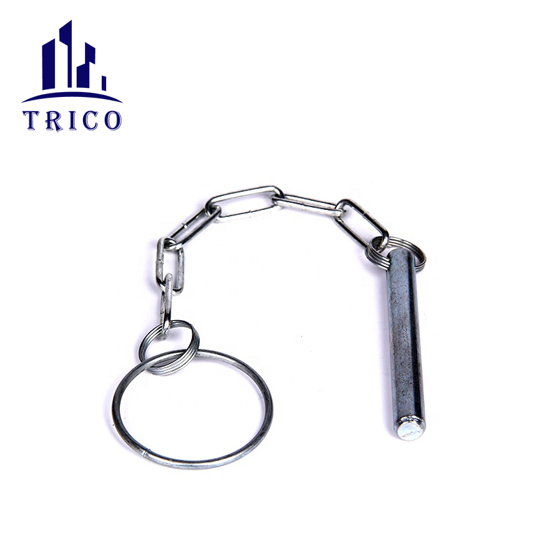 Scaffolding Prop Sleeve Support Pin with Chain