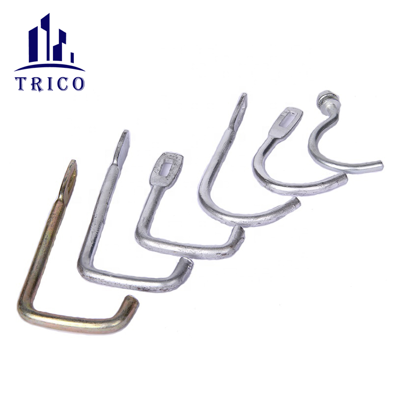 Construction Concrete Formwork Accessory Steel Hook for Steel Plywood System