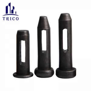 Aluminum Forming System Wall Tie Round Head Pin and Wedge for Full Tie Nominal Tie