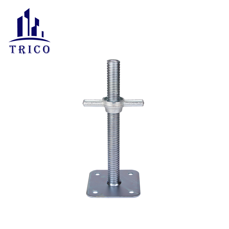 Adjustable Scaffolding parts Screw Base Jack and U-Head Jack