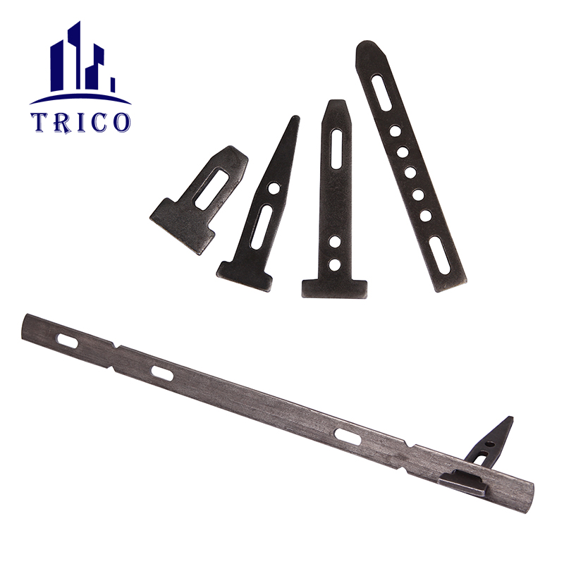 Steel Ply Forming System X Flat Tie Wall Tie with Wedge Bolts