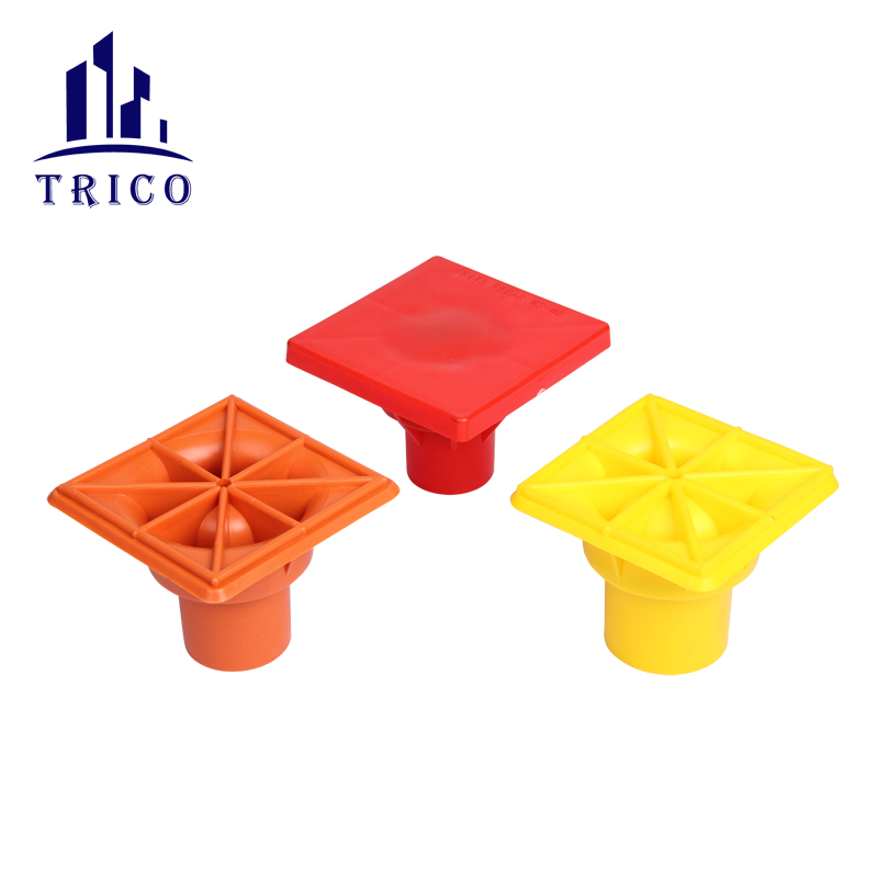 Building Material Plastic Square Rebar Safety End Cap