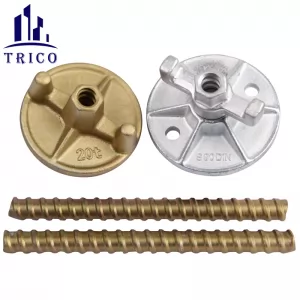  Concrete Formwork Tie Rod D17 D20  Wing Nut Formwork Forged Combi Plate Nut