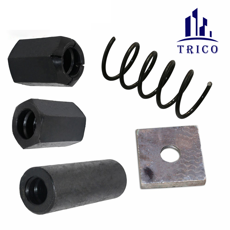 HighTension Hot Rolled Reinforcing Thread Bar and Steel Bar Connection Anchor Coupler Dome Nut Dome Plate