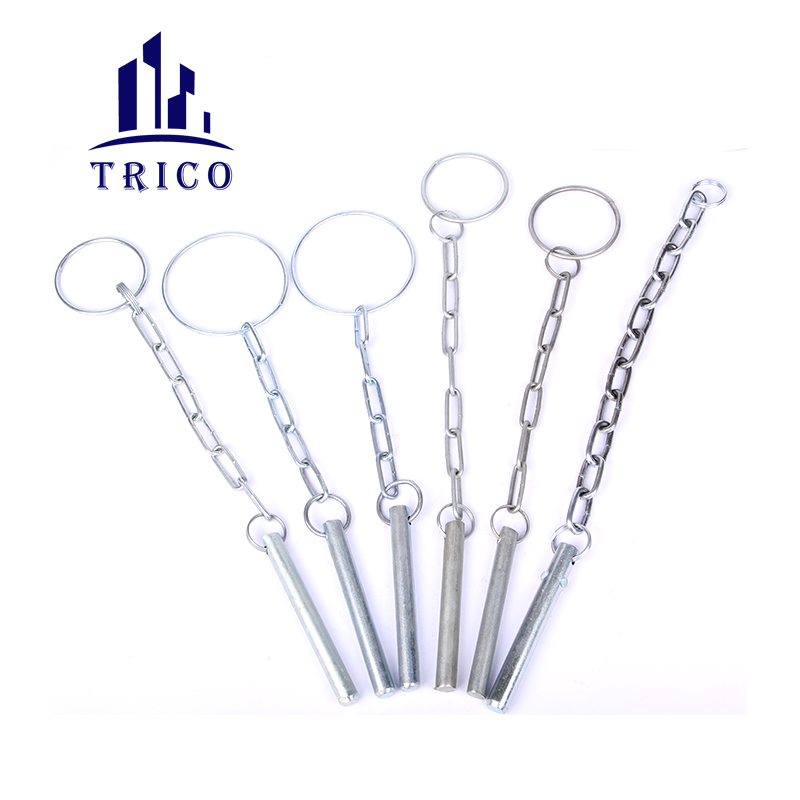 Scaffolding Prop Sleeve Support Pin with Chain