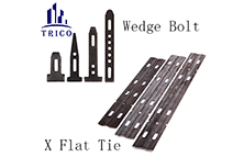 Steel Plywood Forming System X Flat Tie and Wedge Bolts for Steel Panel Fillers Lock