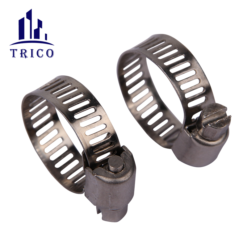 Small Size Gas Sealing Stainless Steel Band Hydraulic Hose Clamps