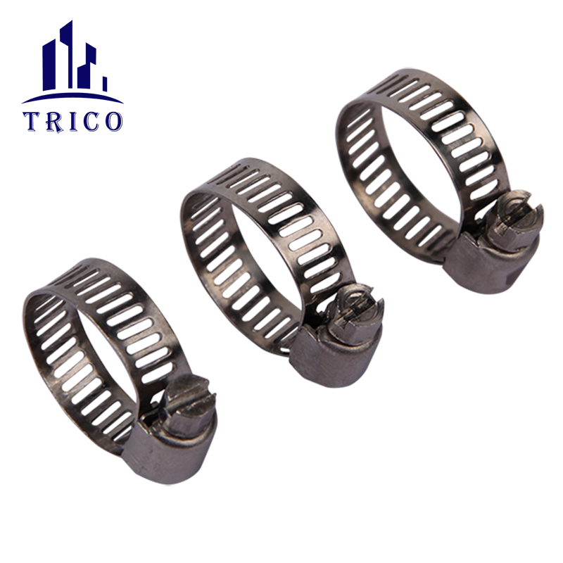 Small Size Gas Sealing Stainless Steel Band Hydraulic Hose Clamps