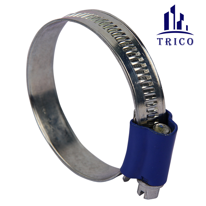 Blue Housing British Type Hose Clamp