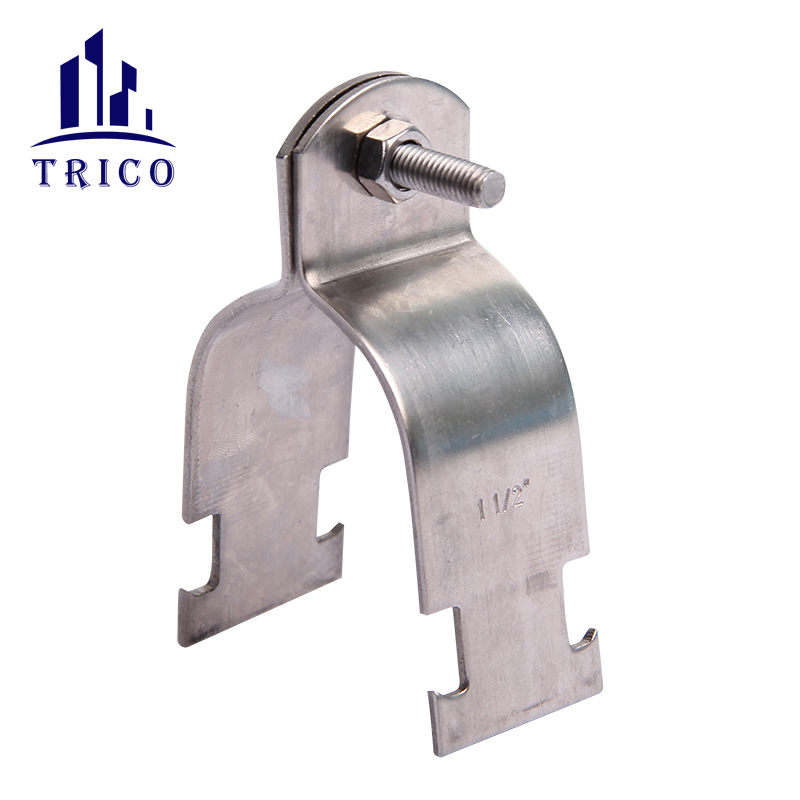 Stainless Steel Carbon Steel Heavy Duty Industrial P Type Strut Channel Clamp