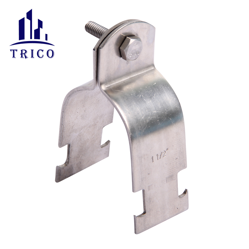 Stainless Steel Carbon Steel Heavy Duty Industrial P Type Strut Channel Clamp