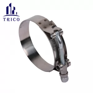 19mm Bandwidth Heavy Duty T Bolt Hose Clamp