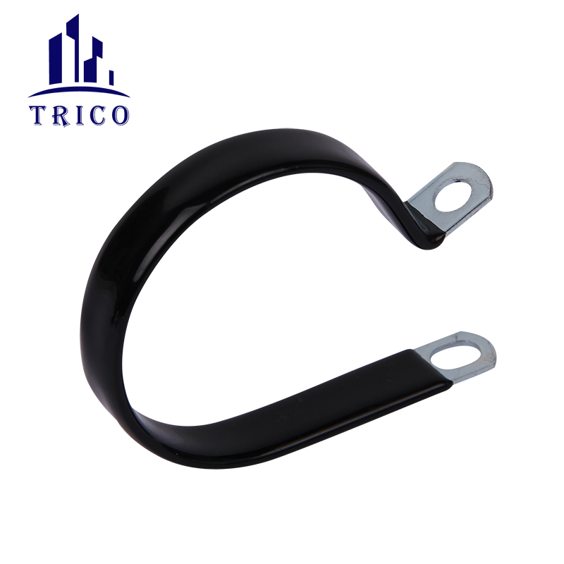 P Type PVC Coated Cable Clamp