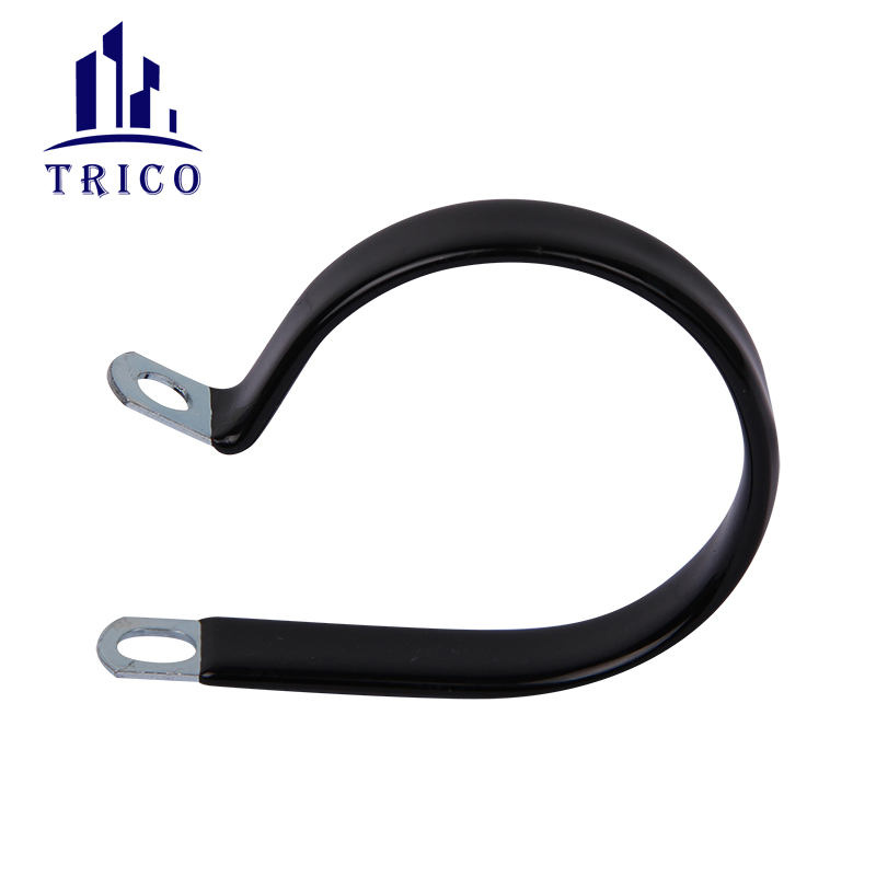 P Type PVC Coated Cable Clamp