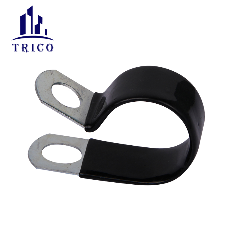 P Type PVC Coated Cable Clamp