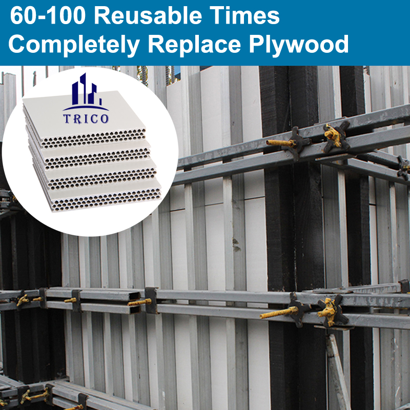 Plastic Formwork Replacement Plywood for Construction