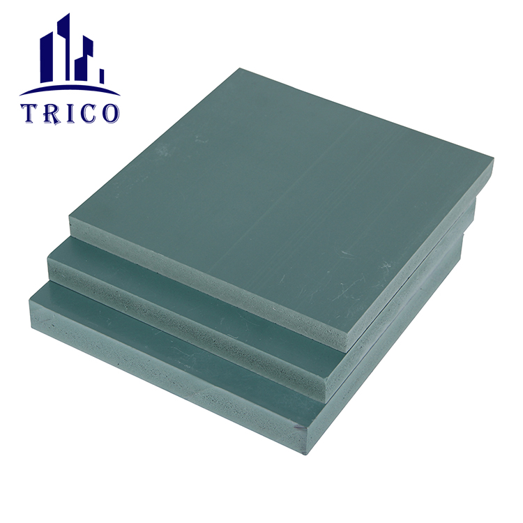 High Density Solid PVC Formwork Board for Construction Concrete