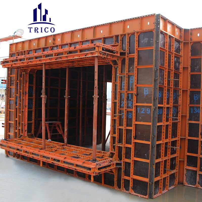 45#steel Frame PJ63 Euro Form Formwork System for Concrete Construction