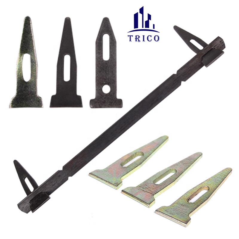 Korea Formwork Wedge Standard Wedge Bolt Hebei Concrete Form Flat Tie